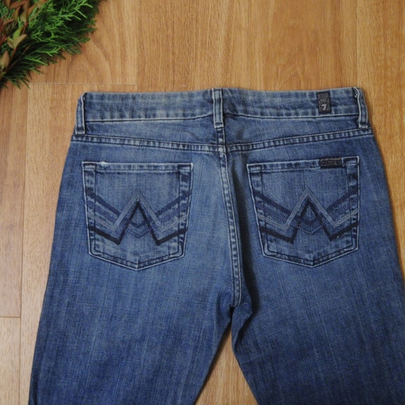 7 for all Mankind Denim - 7FAM Bootcut "A" Pocket Jeans 29x32
